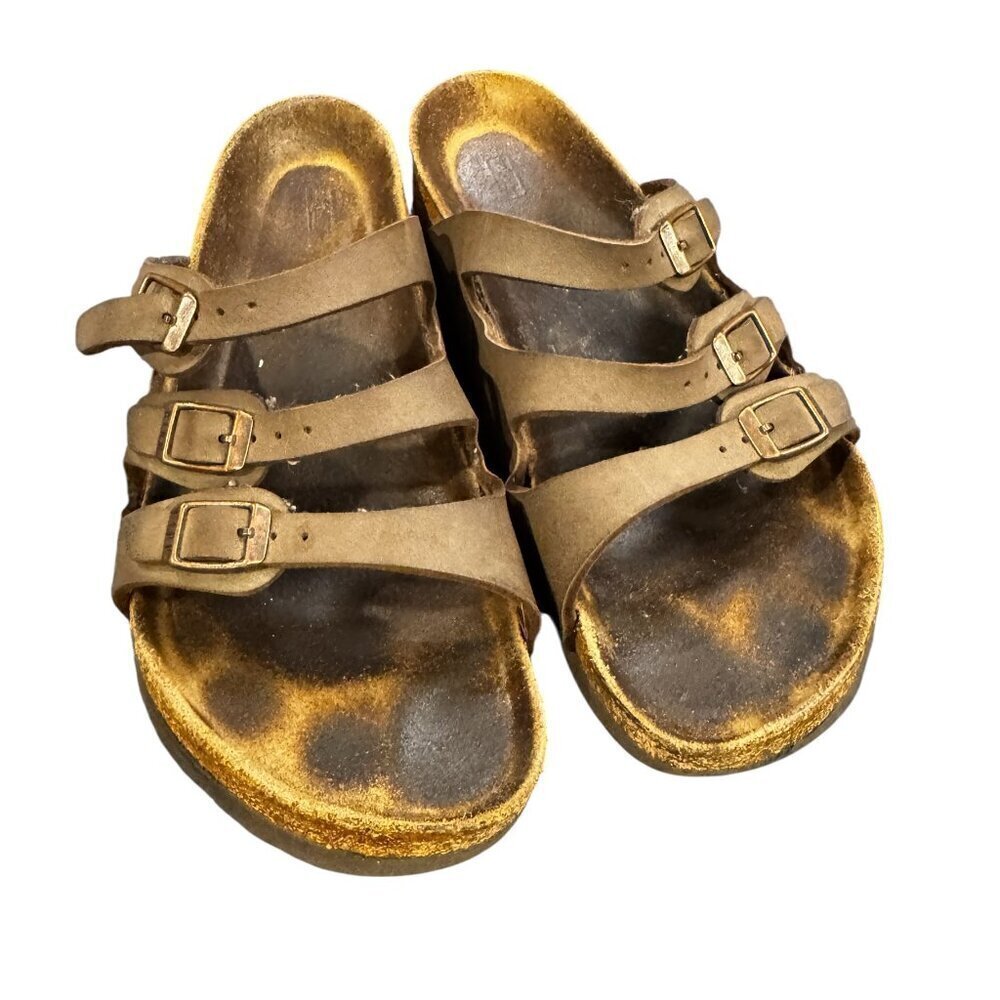 Birkenstock Florida Brown Soft Footbed Sandals β Size ~10.5" (Approx. Womenβs 9.
